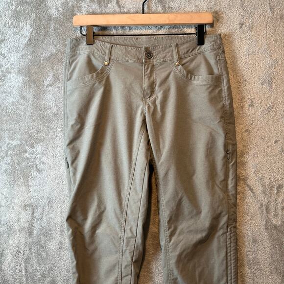 KUHL Trekr Pants Women's Size 6 Regular Green Hiking Gorpcore 31” Inseam - Picture 4 of 8